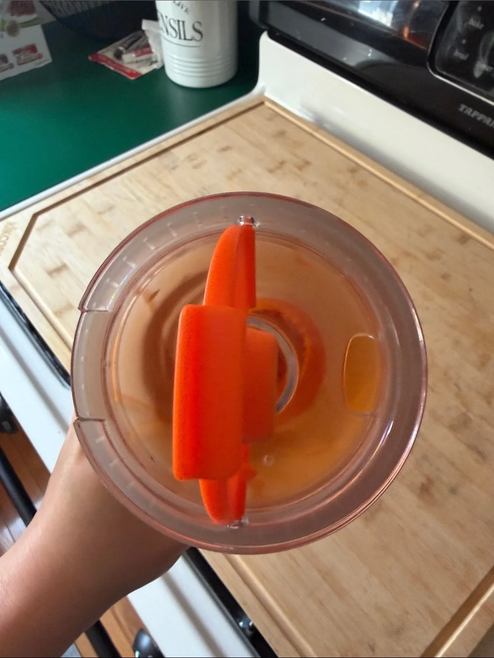 Halloween Orange Double-Wall Travel Tumbler with Lid -